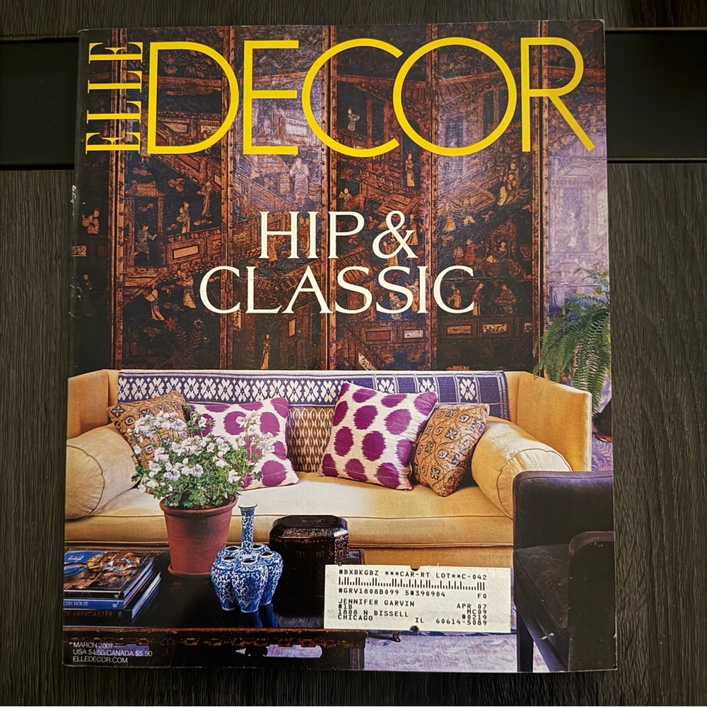 Elle Decor Magazine March 2007